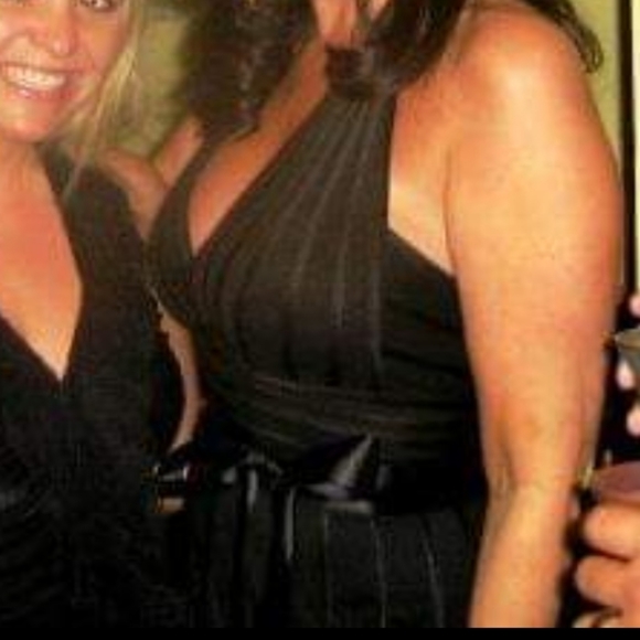 Stunning Black Halter Neck Cocktail Dress - Picture 10 of 10